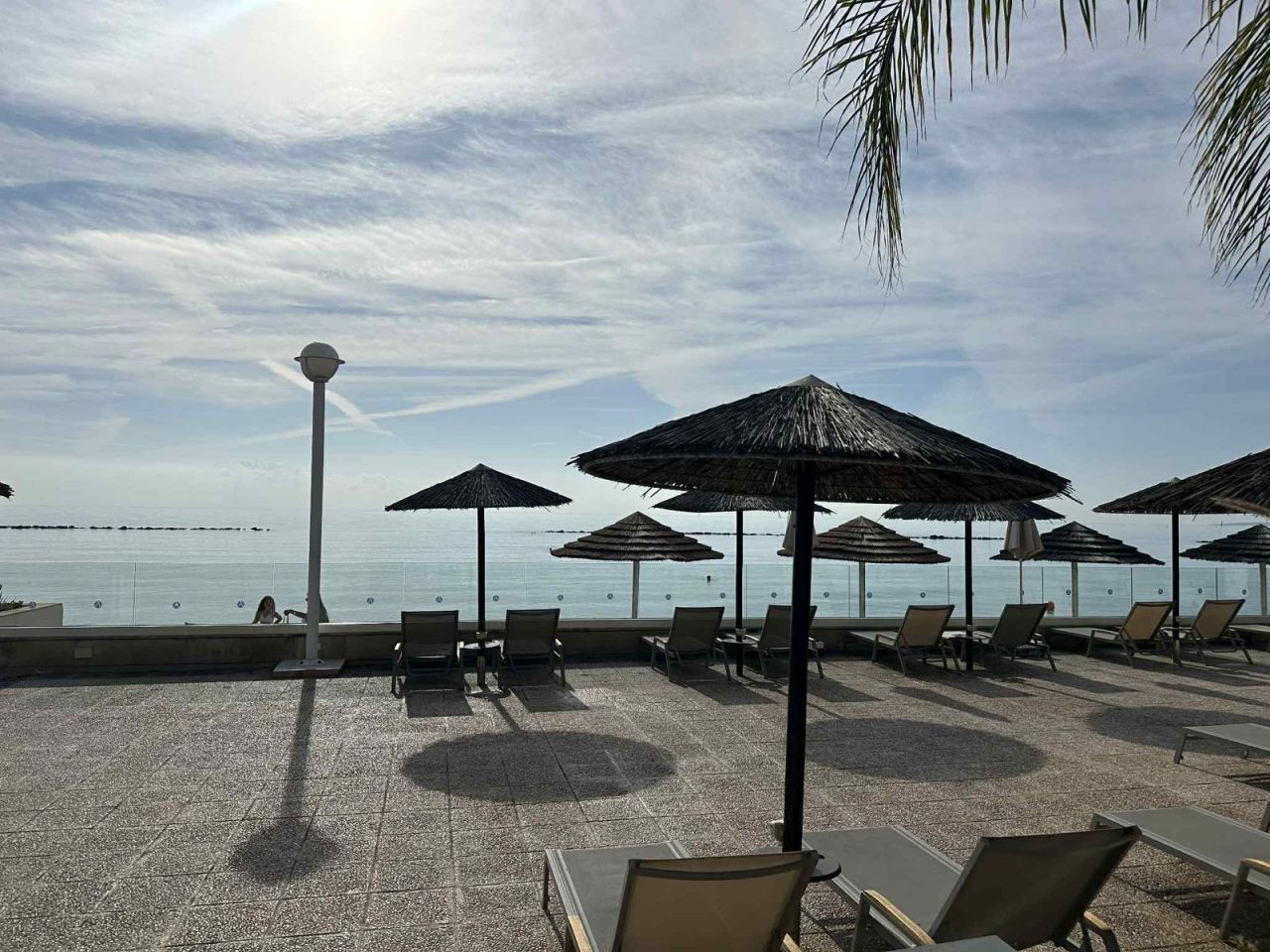 Seafront view in Limassol during the CLC/TC 47X meetings in November 2025.